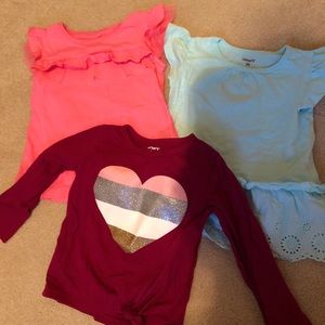 Carter’s 3t girls shirts
